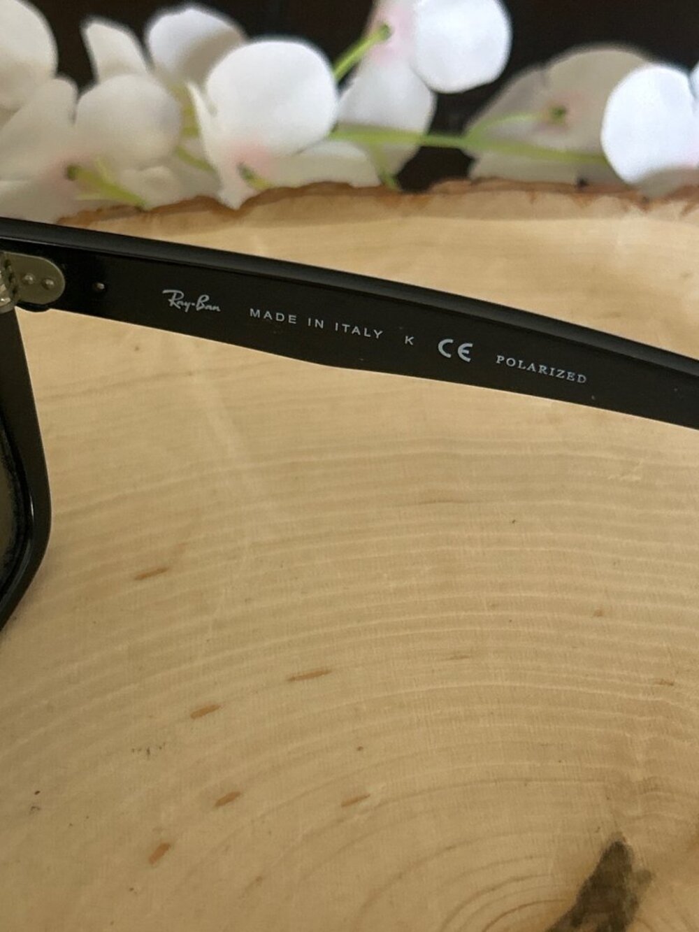 Ray-Ban Wayfarer Polarized Sunglasses Black Frame Men Women Classic Style RB4148 - Picture 8 of 11
